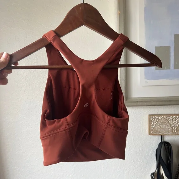 Rust Color Lululemon Sports Bra - Size 4 - Picture 2 of 3